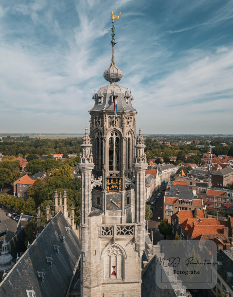 Dronefoto Stadhuis Middelburg